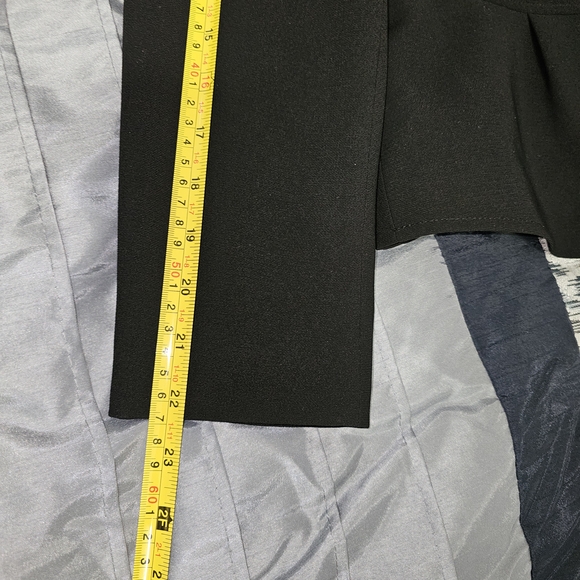 NEW Le Suit Petite 6P Women's Black Lined Suit Jacket Blazer Polyester RN 54050 - Picture 11 of 14